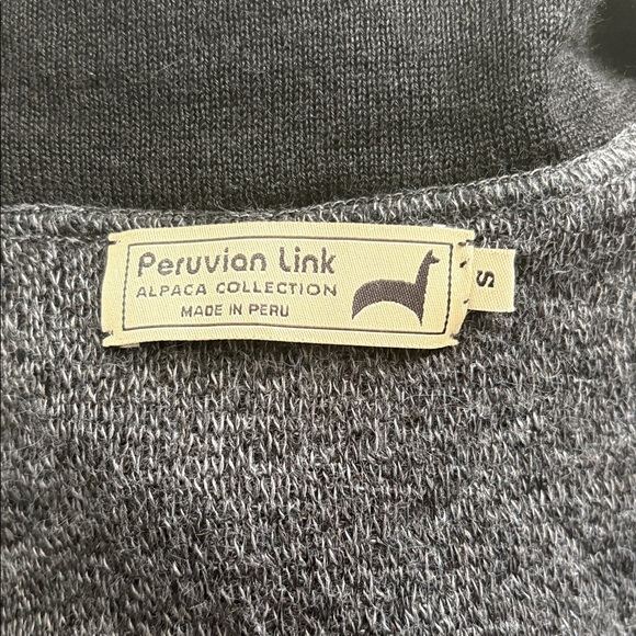 Peruvian Link Alpaca Collection Floral Patterned Sweater Fantasia Cardigan small - Picture 2 of 5